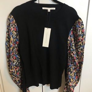 Veronica Beard Adler Mixed Media Sweater- BNWT